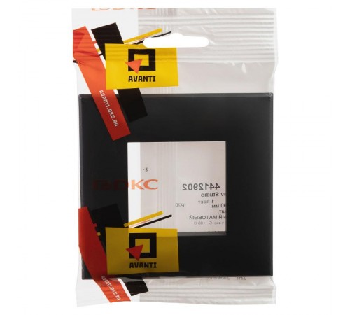 Рамка ARTLEBEDEV, "Avanti", "Черный матовый", 2 модуля  4412902  DKC