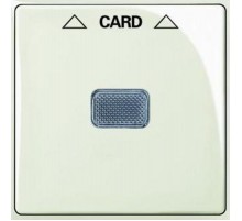 ABB Basic 55 Шале (белый) Накладка карточного выключателя(мех. 2025U)  1710-0-3937   2CKA001710A3937  ABB