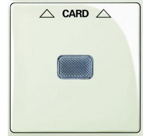 ABB Basic 55 Шале (белый) Накладка карточного выключателя(мех. 2025U)  1710-0-3937   2CKA001710A3937  ABB