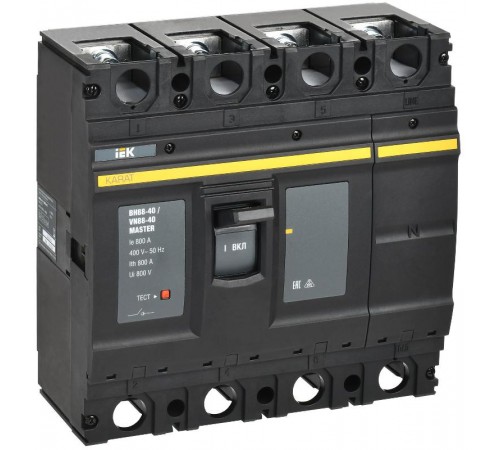 KARAT MASTER Выключатель-разъединитель ВН88-40 4P 800А   KAM-VN60-4-0800  IEK