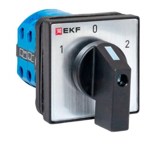 Переключатель кулачковый ПК-1-22 10А 2P "1-0-2" IP65  pk-1-22-10-65  EKF