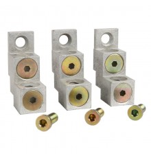 Комплект зажимов для присоединения 2 кабелей OptiMat D100, D160, D250 63-250А-УХЛ3-3 шт  318010  КЭАЗ