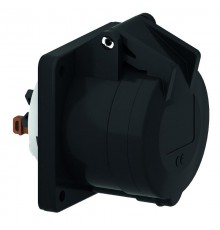Розетка панельная 5р(3p + N + PE) 16А 230-380 QC черная IP44 I 130271-Bals I Bals