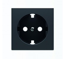 Накладка для розетки SCHUKO с плоской поверхностью, серия SKY, цвет чёрный барх.2CLA858890A1501 ABB