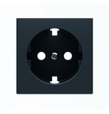 Накладка для розетки SCHUKO с плоской поверхностью, серия SKY, цвет чёрный барх.2CLA858890A1501 ABB