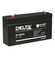 Аккумуляторная батарея ОПС серии DT 6015 6В/1,5Ач  DT 6015  DELTA