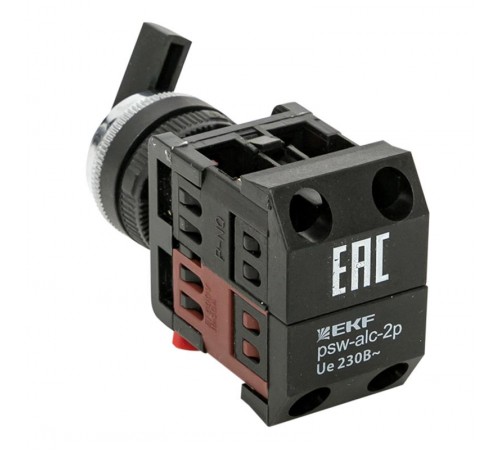 Переключатель  АLС-22 2P черный NO+NC EKF EKF PROxima  psw-alc-2p  EKF