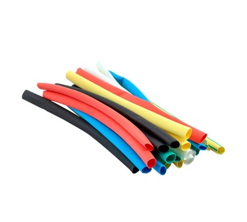 Термоусаживаемая трубка ТУТ нг 4/2 набор:7 цветов по 3шт. 100мм. EKF PROxima  tut-n-4  EKF