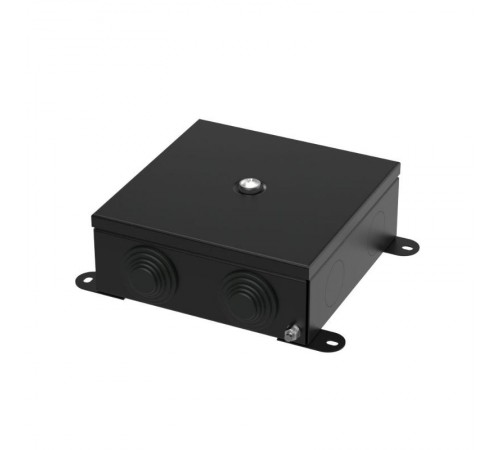 Коробка металлическая черная 150х150х60 (6 шт/кор)  70-0380-9005  Промрукав