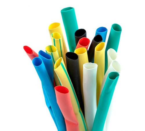 Термоусаживаемая трубка ТУТ нг 4/2 набор:7 цветов по 3шт. 100мм. EKF PROxima  tut-n-4  EKF