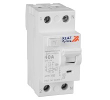 Выключатель дифференциального токаOptiDin DM63-2240-A-4,5-УХЛ4 (2P, 40, 30mA)  343913  КЭАЗ