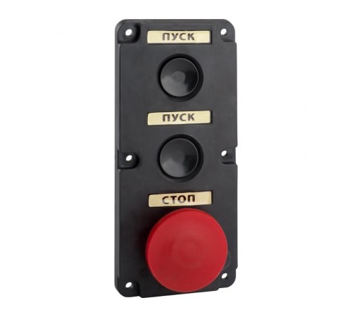 Пост кнопочный ПКЕ 112-3-У3-IP40 (красный гриб)    150735  КЭАЗ