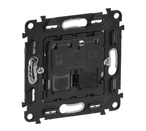 Valena Мех IN'MATIC Розетка 2-ая ТЛФ/комп RJ11/RJ45, Кат.6 UTP  753032  Legrand
