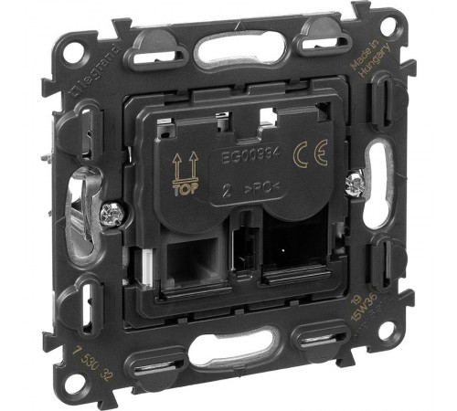 Valena Мех IN'MATIC Розетка 2-ая ТЛФ/комп RJ11/RJ45, Кат.6 UTP  753032  Legrand