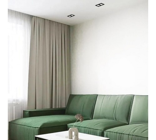 Светильник карданный встраиваемый под лампу MR16 G5.3, черный, DL2802  40530  FERON