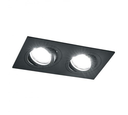 Светильник карданный встраиваемый под лампу MR16 G5.3, черный, DL2802  40530  FERON