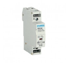 Контактор модульный магнитный HIC20 11NS X230 20А 4 кВт АС1/400VAC 1NO+1NC 50Hz 230V  13.01.02.000426  HYUNDAI
