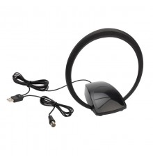 Антенна комнатная "Активная" с USB питанием, для цифрового телевидения DVB-T2, Ring-51  34-0723  REXANT