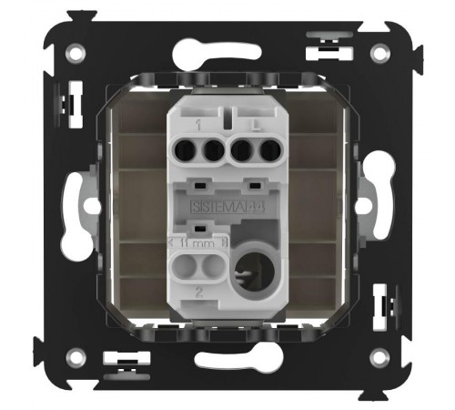 Выключатель одноклавишный в стену, "Avanti", "Ванильная дымка"  4405103  DKC
