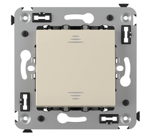 Выключатель одноклавишный в стену, "Avanti", "Ванильная дымка"  4405103  DKC