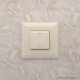 Выключатель одноклавишный в стену, "Avanti", "Ванильная дымка"  4405103  DKC