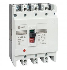 Выключатель автоматический ВА-99М 100/80А 4P 5In 35кА EKF PROxima  mccb99-4P5In100-80m  EKF
