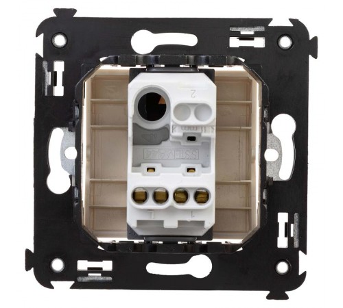 Выключатель одноклавишный в стену, "Avanti", "Ванильная дымка"  4405103  DKC