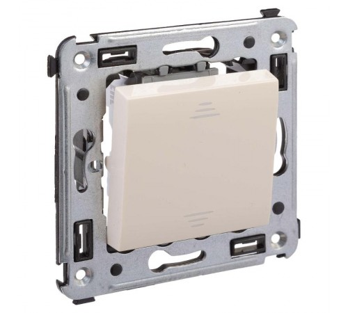 Выключатель одноклавишный в стену, "Avanti", "Ванильная дымка"  4405103  DKC