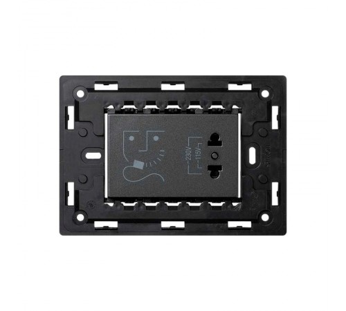 Розетка для электрических бритв 16A 230В цвета графит S82  8200482-038  Simon