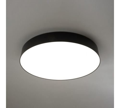 Светильник светодиодный управляемый с пультом 80W, Max. 4800Lm, 3000К-6500K, AL6200 "Simple matte" черный  48067  FERON