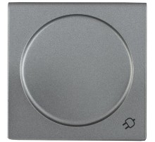 НР-3-1-БА Накладка розет. с з/к с кр. BOLERO антрацит  ENB31-R-K95  IEK