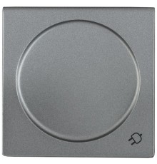 НР-3-1-БА Накладка розет. с з/к с кр. BOLERO антрацит  ENB31-R-K95  IEK