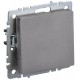 BRITE Выключатель 1-клавишный проходной 10А ВС10-1-6-БрС сталь  BR-V12-0-10-K46  IEK