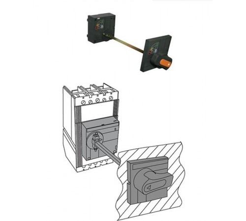 Привод ручной ПРП-1 400 (ПРП-1-37) для ВА88-37   SQ0707-0051  TDM