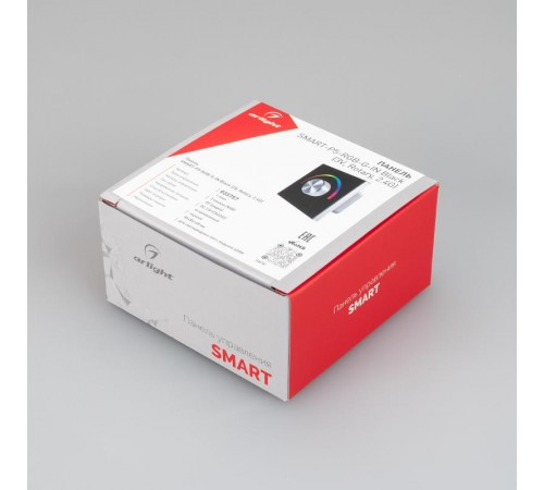 Панель SMART-P5-RGB-G-IN Black (3V, Rotary, 2.4G) (Arlight, IP20 Пластик, 5 лет)  033757  Arlight