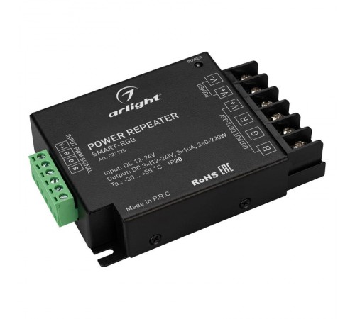 Усилитель SMART-RGB (12-24V, 3x10A)  027125  Arlight
