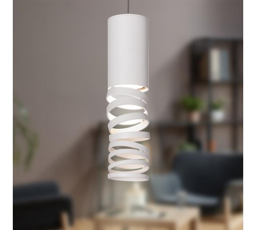 Светильник подвесной (подвес) PL22 WH MR16 GU10 потолочный цилиндр белый  Б0058507  ЭРА