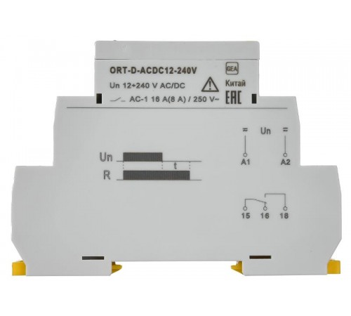 Реле задержки выключения при снятии питания ORT. 12-240 В AC/DC   ORT-D-ACDC12-240V  IEK