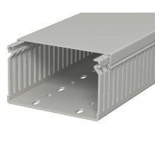 Распределительный кабельный канал LK4 60x100x2000 мм (ПВХ,серый) (LK4 60100)  6178037  OBO Bettermann