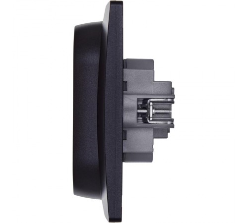 Inspiria Антрацит Розетка 2-ая с заземлением со шторками в сборе 16А 250В винтовые зажимы  673453  Legrand