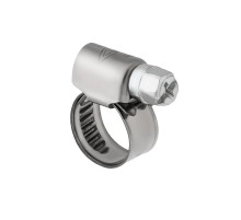 Хомут червячный 10-16/9-0,6мм, нержавеющая сталь W2, (50 шт/уп)  07-0710  REXANT