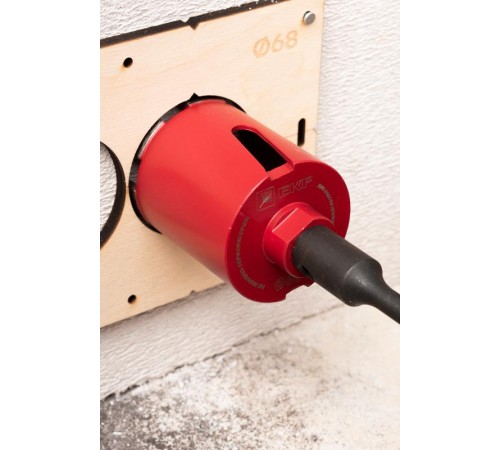 Коронка алмазная для дрелей с микроударом DCH-68MH Micro Hit Laser M16 Professional  dch-68-mh-m16  EKF