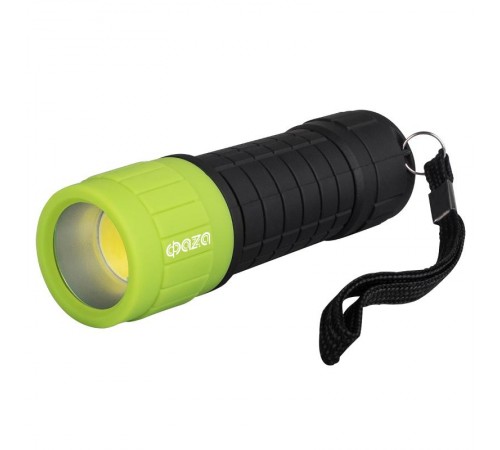 Фонарь универсальный P4-L2W-gn (черно-зел..) COB светодиод  .5027220  ФАZА