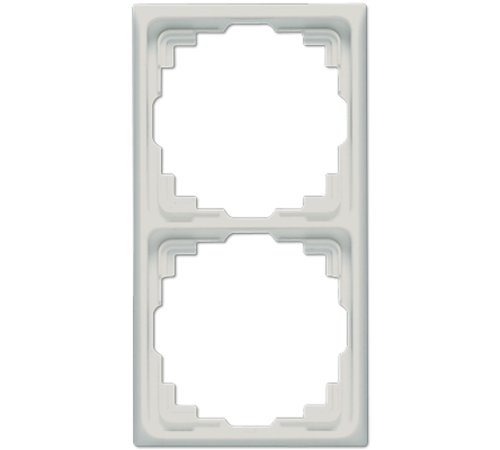 Рамка для инсталляции в кабельных каналах, 2-кратная; светло-серая  CD582KLG  Jung