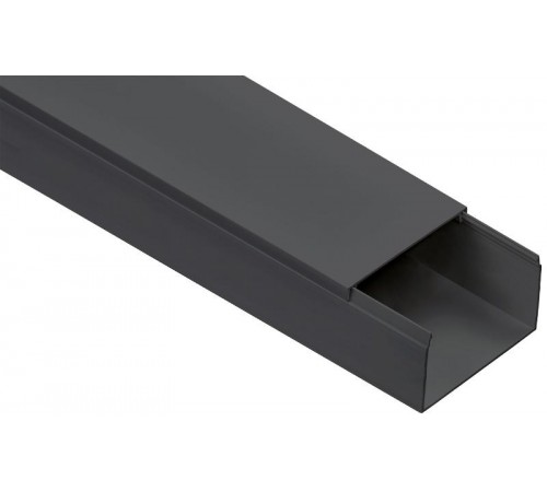 Кабель-канал 80х60 "ЭЛЕКОР" черный (8м)   EL-KK10-080-060-1-K02  IEK