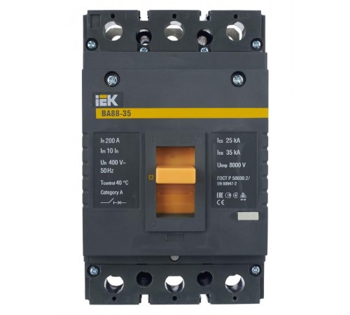 Авт. выкл. ВА88-35  3Р  200А  35кА    SVA30-3-0200  IEK