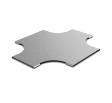 Крышка к переходу крестообразному плавному 300х150, толщ. 0,7 мм, Сендзимир цинк, 021534  КПХП-300х150-0,7-СЦ   Ostec