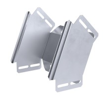 Угол вертикальный внешний 90 градусов Стандарт INOX (AISI 316) 200х100  PR16.3026  Промрукав