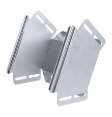 Угол вертикальный внешний 90 градусов Стандарт INOX (AISI 316) 200х100  PR16.3026  Промрукав