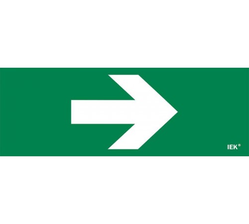 Этикетка самоклеящаяся 280х100мм "Направляющая стрелка"  LPC10-1-28-10-STR  IEK